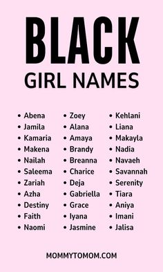 Many Black girl names are diverse and unique, often coming from Arabic, African, and even biblical influences. Our list is a mix of names from around the globe that aren’t just beautiful, but have rich meanings and heritage too.
 
We compiled our list by using data from websites like NYC OpenData where you can search each popular name by ethnicity. We also took a trip down memory lane and added a section with famous Black women from the 90s.

Click to read 123 Beautiful Black Baby Girl Names (Including Meanings And Origins) and follow our page for more baby name ideas! 🍼 Pretty Black Women Names, Rich People Last Names, Unique Black Names, Pretty Girl Names Black, Names For Websites, Black Names Girl, Black Baby Girl Names Unique Uncommon, Unique Names Black, Cute Girl Names Black