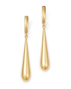 Bloomingdale's Fine Collection Teardrop Cuff Earrings in 14K Yellow Gold - Exclusive Fine Jewelry Earrings Gold, Yellow Gold Accessories, Gold Earrings Bridesmaid, Gold Earrings Expensive, Big Gold Earring, Gold Designer Earrings, Formal Gold Earrings, Gold Earrings Formal, Dangling Gold Earrings