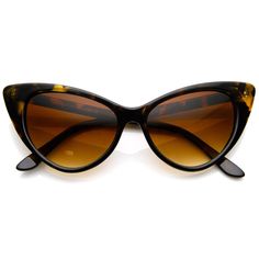 A distinct mod version of 50s-inspired cat eye sunglasses with high pointed corners. You'll find they can work with many outfits, from the very modern to the utterly vintage. Made with an acetate based frame, metal hinges and gradient polycarbonate UV protected lenses. Measurements: 54-18-40 / 146mm Blondie Heart Of Glass, 50s Womens Fashion, Oversized Band Tee, Printed Bell Bottoms, 50's Fashion, Vintage Sunglasses Retro, Vintage Inspired Fashion, Inspired Fashion, Retro Sunglasses