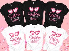 "Thank you for visiting this listing!  Are you planning a sisters trip with your besties? Whether it's a weekend getaway, a cruise vacation, or a road trip adventure, you'll want to wear matching shirts that show off your sisterhood. These cute sisters shirts are the perfect way to celebrate your bond and make memories that last a lifetime.  Please note: The listing is for ONE (1) adult unisex t-shirt, or (1) Youth t-shirt. * 100% combed and ring-spun cotton  * Fabric weight: 4.2 oz/yd² (142 g/m²) * Pre-shrunk fabric * Side-seamed construction * Shoulder-to-shoulder taping --- HOW TO ORDER --- 1. Select the Color that you prefer for the shirt. 2. Select the Size that you require. 3. Click the \"Add To Cart' Button - If ordering multiples you will need to repeat steps 1-3, clicking on the t Sister Cruise Shirt Ideas, Sister Trip Shirts, Sisters Vacation, Sister Vacation, Gift Ideas Sister, Matching Sister Shirts, Sister Gift Ideas, Sisters Trip, Sister Trip