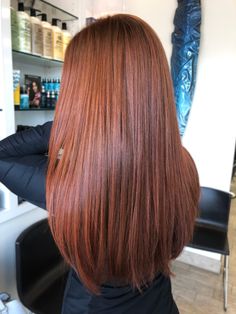 Dyed Natural Hair, Copper Hair Color, Long Red Hair