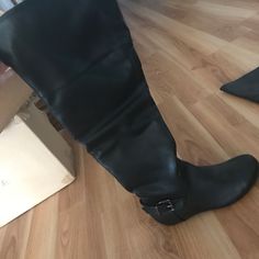 Literally Brand New, Never Been Worn, Just To Try On. Got Them As A Gift So No Tags. Soda Boots, Soda Shoes, Over The Knee Boots, Over The Knee, Wedge Boot, Try On, Over Knee Boot, Riding Boots, Knee Boots