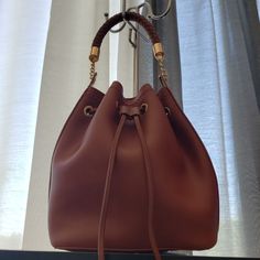 Brand New Mini Hobo Bag, Just Arrived At Our Boutique. Chic Bucket-shaped Hobo Bag For On-the-go, Brown Bucket Bag For On-the-go, Chic Bucket Shaped Hobo Bag For On-the-go, Chic Hobo Bag For On-the-go In Bucket Shape, Chic Bucket Shape Hobo Bag For On-the-go, Brown Bucket Bags With Detachable Handle, Brown Bucket Satchel For On-the-go, Chic On-the-go Bucket Shaped Satchel, Chic On-the-go Bucket Satchel