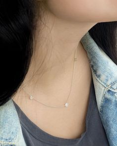 The Orion's collection. This necklace is a symbol of the person who shines the brightest in our lives. As part of our birthstone collection, this necklace can be personalized to your lovely self or other half.  #diamondnecklace #gemstonenecklace #luxurynecklace #elegancejewelry #beautifulnecklaces #necklaceaddict #necklacestyle #necklacelove #necklaceoftheday #EverydayJewelry Aquamarine Necklace, Solid Gold Necklace, A Symbol, Other Half, March Birth Stone, Everyday Jewelry, Gemstone Necklace, Aquamarine