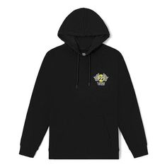 Vans x Mooneyes Fleece Pullover Hoodie 'Black' VN0000BCBLK Vans Shop, Stylish Sneakers, Black Hoodie, Decks, Pullover Hoodie, Black