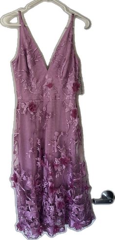 Feminine Knee-length Purple Dress, Spring Wedding Mini Dress In Purple, Spring Wedding Purple Mini Dress, Mauve V-neck Evening Dress, Fitted Mauve V-neck Dress, Mauve Knee-length Party Dress, Mauve V-neck Dress For Wedding, Feminine Purple Sleeveless Dress, Purple Sleeveless Feminine Dress