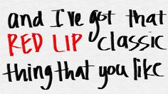 the words red up and i've got that red up classic thing that you like