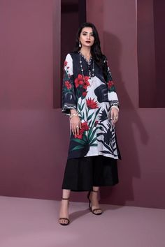 Sapphire Floweret Summer Ready to Wear 2021 Black Printed Lawn Suit For Summer, Black Printed Summer Lawn Suit, Summer Black Printed Lawn Suit, Spring Black Lawn Suit With Digital Print, Eid Lawn Suit With Black Floral Print, Eid Black Lawn Suit With Floral Print, Eid Black Floral Print Lawn Suit, Black Floral Print Lawn Suit For Eid, Casual Multicolor Floral Print Lawn Suit