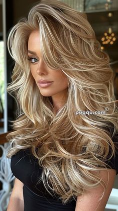 Lowlights For Blondes, Blonde Hair Going Grey, Tan Skin Blonde Hair, Summer Blonde Hair, Hair Highlights And Lowlights, Hairstyles For Layered Hair, Blonde Hair Inspiration, Blonde Hair With Highlights, Long Blonde