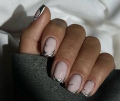 Carnival Nails, Grey Acrylic Nails, Magic Nails, Beauty Nails Design, Nails Now, Silver Nails, March 25, Square Acrylic Nails