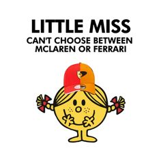 a little miss can't choose between mclaren or ferrari