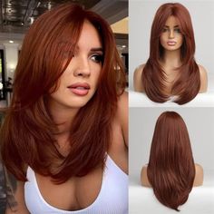 1.Material: This Wig Is Made Of 100% High-Quality, High-Temperature-Resistant Fiber, Super Soft And Very Skin-Friendly. The Appearance And Touch Are Very Real, Comparable To Real Human Hair, No Tangles, No Hair Algae, No Shedding; Easy To Take Care Of And Can Be Used For A Long Time. 2. New Fashion Wig: Easy To Install, Suitable For Beginners, Daily Work Or Exercise. The Length Of The Wig Is Sufficient To Meet The Needs Of Most People. It Can Be Made Into Various Styles. 3.Applicable Occasions: Layered Hair Wig, Hair Curtains, Longer Bob, Curtains Bangs, Hairstyles Brown, Small Spray Bottle, Haircut Brunette, Haircut Balayage, Balayage Haircut