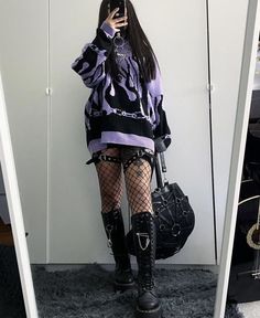 Egirl Fashion, Alt Outfits, Tomboy Style Outfits, Goth Aesthetic, Tomboy Fashion, Goth Outfits