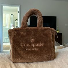 Worn Once! Like New, No Crossbody Strap, Without Tags. Brownish Tan Fur, Clean And So Pretty! Kate Spade Brown Tote Shoulder Bag, Kate Spade Brown Everyday Bag, Everyday Brown Kate Spade Bag, Kate Spade Brown Bag With Removable Pouch, Kate Spade Brown Bag For On-the-go, Kate Spade Brown Shoulder Bag With Double Handle, Kate Spade Brown Bag For Everyday Use, Kate Spade Brown Shoulder Bag For Travel, Kate Spade Brown Shoulder Bag For Daily Use