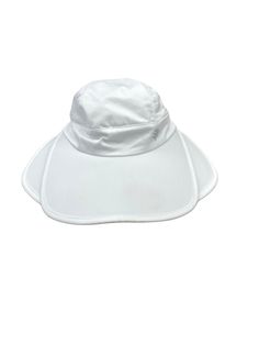 Brand: CLOTHES MENTOR Style: HAT SUN Color: WHITE Other Info: COOLIBAR - S/M SKU: 101-101162-77017 CONDITION: GENTLY USED Sun Hat With Upf 50+ Visor, Solid Color Sun Hat Visor With Upf 50+, Solid Color Visor Sun Hat With Upf 50+, Summer Sun Hat With Upf 50+ For Sports, White Bucket Hat With Uv Protection For Travel, White Sun Hat For Summer Travel, Summer Sports Sun Hat With Curved Brim, Summer Sun Hat With Curved Brim For Sports, White Sun Hat For Travel