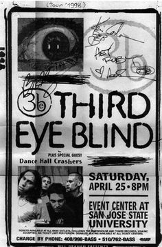 an advertisement for the third eye blind