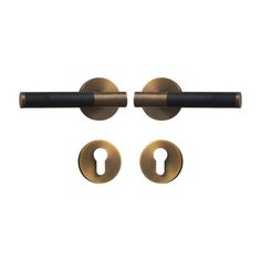 AMINTA / SOLID BRASS & LEATHER / DOOR HANDLES - Handle Shop Couture Leather Door, Elegant Doors, Lever Door Handles, Door Levers, Knobs And Handles, Lever Handle, Black Handle, Satin Brass, Door Knobs