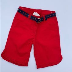 New Janie And Jack Capri Pants “Strawberry Sweet” Sz 4t Playful Red Shorts For Spring, Cute Short Red Bottoms, Playful Red Cotton Shorts, Red Bottoms For Spring Playwear, Cute Red Shorts For Spring, Cute Red Spring Shorts, Playful Red Bottoms For Spring, Red Cotton Shorts For Playwear, Red Cotton Playwear Shorts