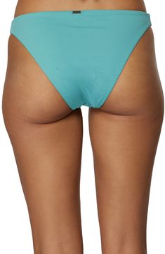 Create endless beach looks with these solid low-rise bikini bottoms in a smooth, supportive fabric. 85% polyamide, 15% elastane Hand wash, dry flat Imported Stretch Solid Color Tankini For Pool, Stretch Fit Tankini For Pool, Smoothing Stretch Tankini For Vacation, Elastane Tankini For Sunbathing, Solid Seamless Bottoms For Poolside, Solid Color Seamless Swimwear With Tie-side Bottom, Stretch Smoothing Swimwear For Sunbathing, Stretch Smoothing Tankini For Pool, Solid Seamless Tie-side Swimwear Bottom