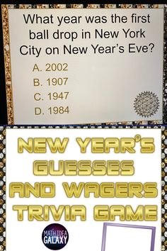 the new year's guess and wagers trivia game is now available for free