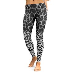 We wanted to create something cool, something unique and so we did. Our designer did an amazing job on creating these Giraffe & Leopard Skin Leggings, the pattern blends perfectly into each other offering you the best of both worlds. You now can wear giraffe and leopard skin and look awesome at the same time. Black Stretch Printed Pants, Stretch Black Bottoms With All Over Print, Black Stretch Bottoms With All Over Print, Fitted Black Printed Pants, Skin Leggings, 100 Squats, Black And White Leggings, Leopard Skin, White Leggings