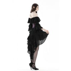 This gothic corset is a purple underbust corset. It is detailed with butterfly embroidery, lace patchwork, and irregular hem. The lace-up on the side and zipper on the back. Slightly elastic fabric. 
 
Material: Polyester; Nylon; Spandex 
Weight: 0.158KG 
Size: XS-XXL 
SKU:?CW055 Lace Underbust Corset, Gothic Butterfly, Gothic Corset, Butterfly Embroidery, Lace Splicing, Underbust Corset, Lace Neckline, Irregular Hem, Purple Hues