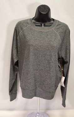 NWT Quince Flowknit Pullover Heather Grey Crew Size Medium Size Medium Heather Grey New With Tags