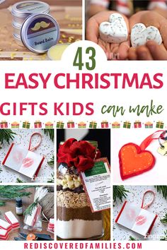 christmas gifts for kids to make