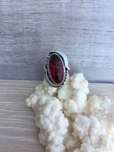 Red corundum ring adjustable silver 925 for women Oval large red gemstone ring Armenian silver jewelry gift for mother Silver ring with red stone. This ring as all our pieces of jewelry is handmade from the first to the latest stage. Adorable, original, and unique design for you or your loved ones. This is also a perfect gift idea to mother and grandmother. I hope you will love this ring as much as we loved creating it) 【FULL DETAILS】 ▶Gemstone: Dark Red corundum ▶Stone Size: 24 mm * 14 mm ▶RING Adjustable Oval Red Ring, Adjustable Red Oval Ring, Adjustable Red Oval Ruby Ring, Adjustable Oval Red Ruby Ring, Red Oval Sterling Silver Crystal Ring, Red Oval Crystal Ring In Sterling Silver, Red Garnet Oval Cabochon Ring, Red Oval Cabochon Ruby Ring For Gift, Oval Ruby Ring With Large Stone For Gift