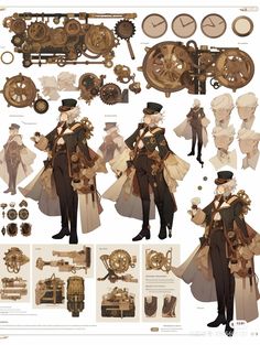 an image of some type of steampunky mechanical art work on display for people to see