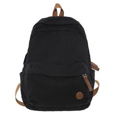 School Bag Girl Fabric New Fashion College Student Vintage Women Backpack Canvas Female Laptop Bag Travel Kawaii Ladies Backpack [23y 7m 25d] Fashion College Student, College Student Style, Black School Bags, Ladies Backpack, Fashion College, Women Backpack Travel, Laptop Travel, Trendy Backpacks, Vintage College