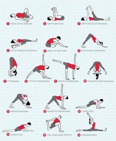 an image of yoga poses for beginners to do in the morning or night time