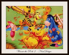 winnie the pooh and friends cross stitch pattern