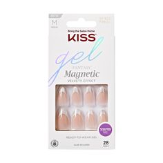 Try the hottest new manicure trend with KISS® Gel Fantasy Magnetic Ready-To-Wear Gel Nails. These super-dimensional nails are made with a magnetic powder effect that imparts a textured and velvety finish, just like the popular salon magnetic nails. Glue included. Kiss Gel Fantasy Nails, Kiss Products, Sculpted Nails, Pink Gel Nails, Kiss Nails, Fantasy Nails, Kiss Beauty, Gel Glue, Magnetic Nails