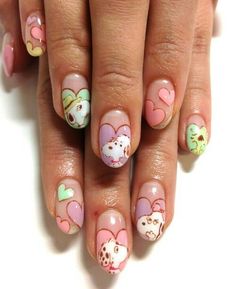 Snoopy Nails, Heart Is Full, Crazy Nails, Minimalist Nails, Fabulous Nails, Dream Nails