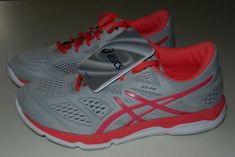 GREAT WOMEN'S 6.5 ASICS 33-FA. THE STYLE IS T583N. FANTASTIC COLOR COMBINATION! CHECK ONLINE REVIEWS, MANY SAY THAT THIS STYLE RUNS 1/2 TO 1 SIZE SMALL. THESE SHOES RETAIL FOR $110.  Feel free to contact me with any questions….Thanks for looking : ) Asics Running Shoes With Cushioned Footbed For Workout, Asics Cushioned Sneakers For Workout, Asics Workout Sneakers With Cushioned Footbed, Asics Running Shoes With Boost Midsole For Workout, Asics Pink Running Shoes With Boost Midsole, Functional Pink Asics Sneakers, Asics Cushioned Sneakers For Exercise, Asics Sneakers With Cushioned Footbed For Light Exercise, Asics Running Shoes With Cushioned Footbed For Light Exercise