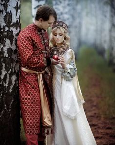 Russian Wedding Dress, Medieval Wedding Theme, Medieval Wedding