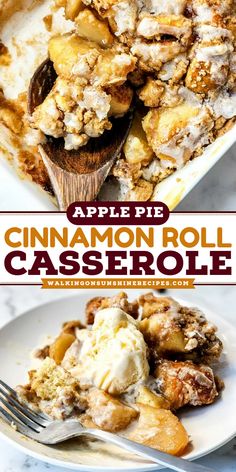 Indulge in this Apple Pie Cinnamon Roll Casserole with Crumb Topping for breakfast or dessert, perfect for weekends and holidays! Apple Pie Cinnamon Roll Casserole, Cinnamon Breakfast Recipes, Apple Cinnamon Breakfast, Best Cinnamon Roll Recipe, Best Apple Desserts, Easy Impressive Dessert, Cinnamon Roll Apple Pie, Frosting Ideas, Cinnamon Roll Casserole