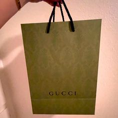 Authentic Gucci Shopping Bag. Brand New. Green Gucci Travel Bag, Green Gucci Bag For Everyday Use, Rectangular Gucci Bag For Gift, Gucci Green Shopping Bag, Chic Green Gucci Bag, Chic Gucci Bag For Gift, Gucci Shopping Bag, Trendy Backpacks, Bags Gucci