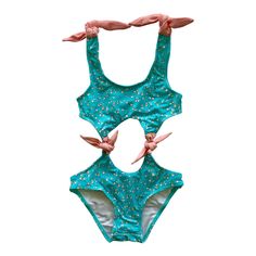 New to our collection we just love this fun flirty monokini. Adjustable ties at top and bow accents at the tummy. Great fit for an active little one. XS = Newborn - 1 Year S = 1- 2 Years M = 2 - 4 Years L = 4 - 6 Years XL = 6X Years 8 Years 10 Years Monokini, Just Love, 1 Year, Love This, One Piece, Women's Top