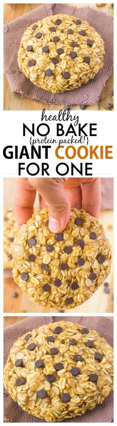 no bake giant cookie for one