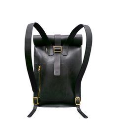 Small Postal No. 3 - Backpacks - KikaNY Functional Leather Backpack With Removable Pouch, Rectangular Commuting Backpack With Leather Handles, Rectangular Backpack With Leather Handles For Commuting, Standard Backpack With Detachable Strap, Commuting Backpack With Leather Handles, Practical Backpack With Removable Pouch, Practical Leather Standard Backpack, Practical Backpack With Removable Pouch For Daily Use, Functional Rectangular Backpack With Leather Handles