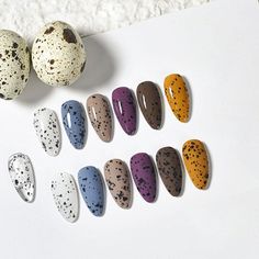 Nail Spot, Nail Black, Nail Effects, Nail Art Instagram, Quail Eggs, Egg Shell, Luxury Nails, Fire Nails, Classy Nails