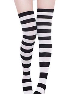 Black Thigh High Socks, Striped Thigh High Socks, Striped Stockings, Over Knee Socks, Stripe Socks, Summer Sock, Black Thigh High, Striped Tights, Sock Outfits