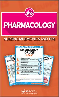 the book cover for pharmooly nursing and tips, with instructions on how to use