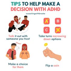 ADHDers often need extra time making decisions. 

Here's just a few of the many reasons we may get stuck in analysis paralysis...

Harness your ADHD strengths and heal emotional scars in “Healing ADHD Emotions”

Starting Thursday, January 18th @ 12pm ET (11am CT / 9am PT / 5pm GMT)

bit.ly/healingadhd

#adhd #adhdcoach #adhdstruggles #adhdawareness #adhdhelp Neurodivergent Characters, Analysis Paralysis, Making A Decision, Pediatric Occupational Therapy, Life Coach Quotes