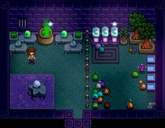 the game's screenshot shows an image of a room with plants and other items