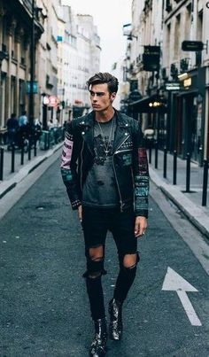 Hipster Boy, Young Mens Fashion, Hipster Looks, Mens Fashion Edgy, Hipster Mens Fashion, Punk Outfits, Hipster Fashion, Black Men Fashion, Mens Winter Fashion