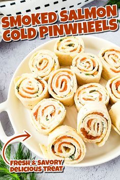 These savory smoked salmon pinwheels are the perfect bite-sized treat for your football party. With a delicious combination of creamy cheese and smoky salmon, they’ll be a fan favorite at your next game day gathering! salmon pinwheels roll ups, salmon appetizer recipes, roll up recipes, Football Sunday Snacks Appetizers, Game Days Snacks, Gameday Appetizers Football Season, Best Football Appetizers Easy, Football food appetizers, Best football food, Pinwheel Recipes, roll ups tortilla pinwheels, Party pinwheels recipe