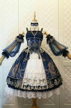 Siempre he pensado que Ciel Phantomhive Solo sera un estorbo en los … #fanfic # Fanfic # amreading # books # wattpad Loleta Dress, Lotia Fashion, Vintage Dress Aesthetic, Cosplay Dresses, Mode Tips, Lolita Outfits, Skirt Maxi